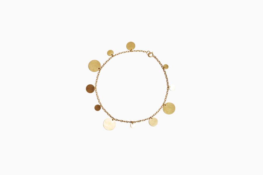 “Gold Sequins” bracelet)
